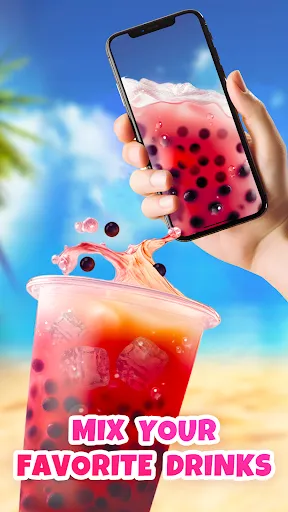 Gameplay screenshot 2 from Boba Tea Smoothie Drink Joke - Simulation game
